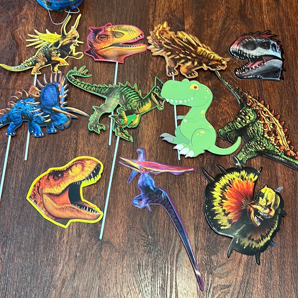 Dinosaur Jungle Trex Jurassic Park Theme Birthday Party Decorations Spirals Etc